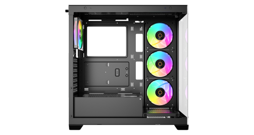 Корпус Ocypus Gamma C72 BK ARGB ATX/mATX/ITX 3xUSB Черный Gamma-C72-BKD400XX-GL