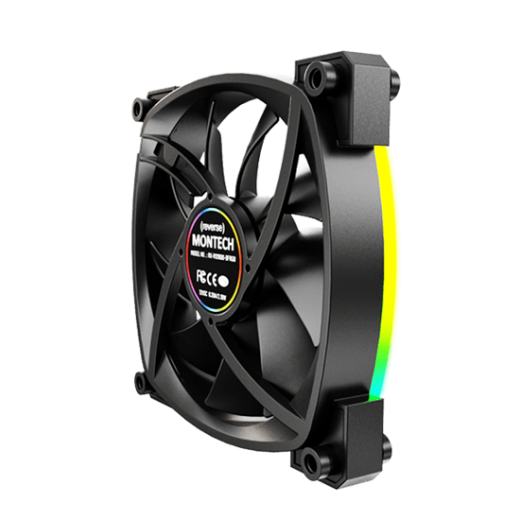 Вентилятор для корпуса Montech RX120 3 in 1 Pack (B) 3x(120x120x25mm)/800-1600RPM/59CFM/Rever Черный