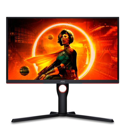 Монитор Игровой 24,5" AOC 25G3ZM/BK VA 1920x1080 240Hz 1ms 300cdm 3000:1 2xHDMI DP HAS Черный