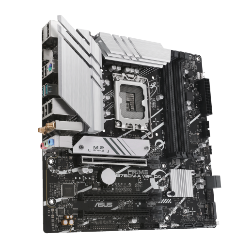 Материнская плата ASUS PRIME B760M-A WIFI D4, LGA1700 4xDDR4 4xSATA3 2xM.2 RAID 2xHDMI DP mATX