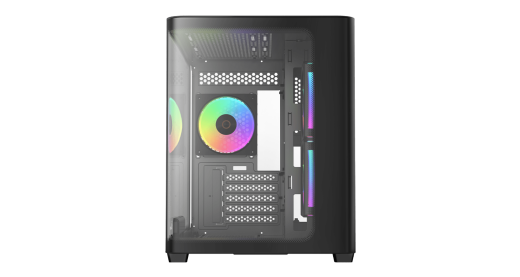 Корпус Ocypus Iota C50 BK Curve ARGB Digital mATX/ITX 2xUSB Type-C Черный Iota-C50-BKD300CD-GL