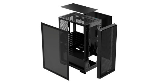 Корпус Ocypus Gamma C60 BK ATX/mATX/ITX 3xUSB Черный Gamma-C60-BKG000XX-GL