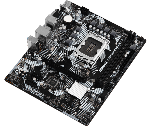 Материнская плата ASRock B760M-HDV/M.2 D4 LGA1700 2xDDR4 4xSATA RAID M.2 VGA HDMI DP mATX