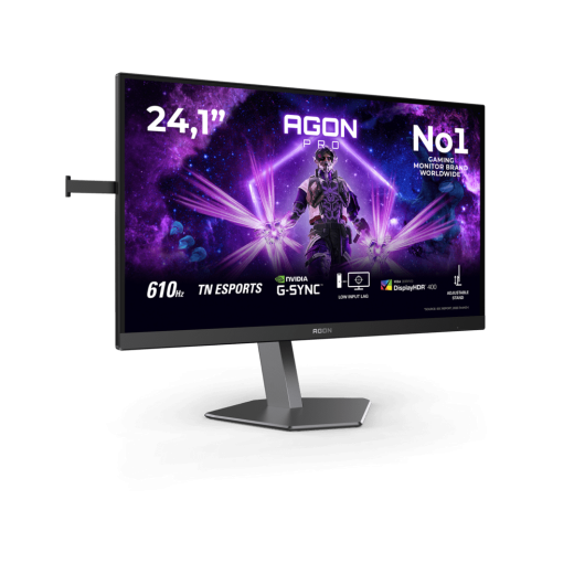 Монитор Игровой 24,1" AOC AG246FK6 TN 1920x1080 610Hz 0.5ms 500cd/m 1000:1 2xHDMI DP 4xUSB Черный