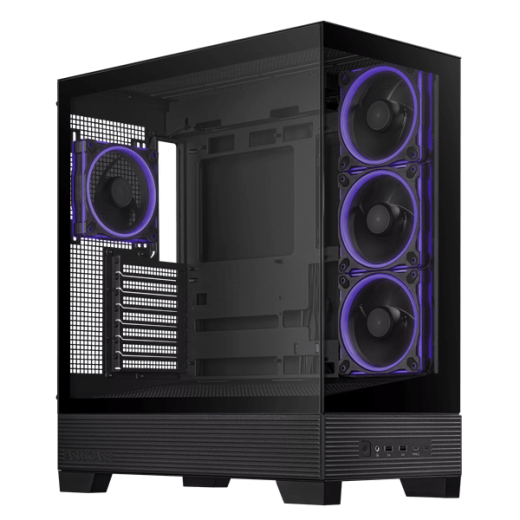 Корпус ASUS A31 PLUS TG ARGB BLACK Micro-ATX/Mini-ITX A31 PLUS/BK/TG/ARGB//