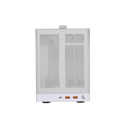 Корпус PCCooler K101 MESH WH 3F ITX 2xUSB3.0, 1xUSB-C, 3xFans, 1x3.5", 4x2.5" White