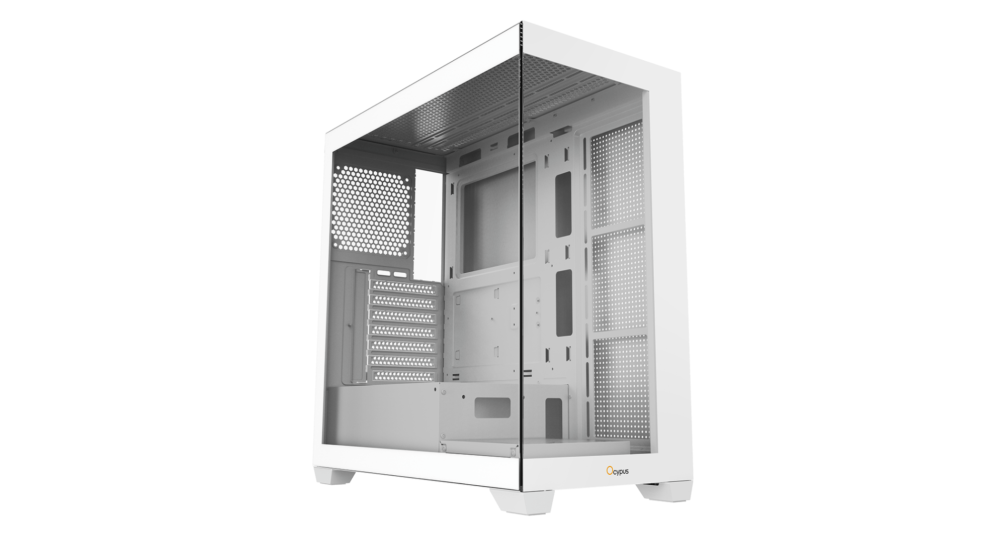 Корпус Ocypus Gamma C72 WH ATX/mATX/ITX 3xUSB Белый Gamma-C72-WHD000XX-GL