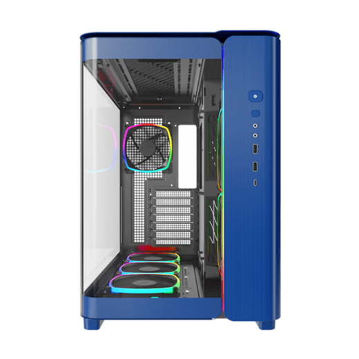 Корпус Montech KING 95 PRO (Prussian blue) ATX/Micro-ATX/Mini-ITX 2xUSB3.0 1xType-C 1xAudio Синий