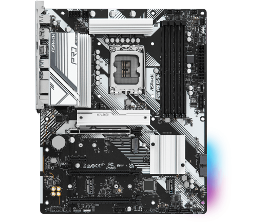 Материнская плата ASRock B760 PRO RS/D4 LGA1700 4xDDR4 4xSATA RAID 2xM.2 HDMI DP ATX
