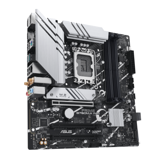 Материнская плата ASUS PRIME B760M-A WIFI, LGA1700 4xDDR5 4xSATA3 2xM.2 RAID 2xHDMI DP mATX
