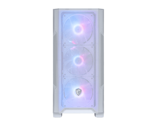 Компьютерный корпус MSI MAG FORGE M100R WHITE mATX/Mini-ITX, 2xUSB 2.0, USB 3.2, Audio, Mic, mATX