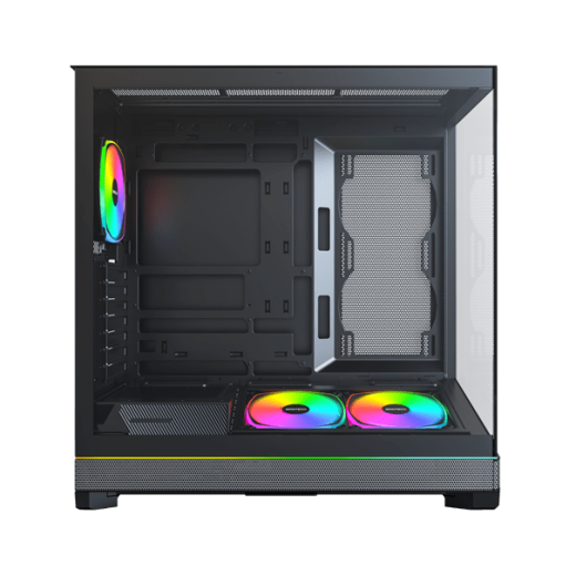 Корпус Montech SKY 3 (B) ATX/Micro-ATX/Mini-ITX (Back-Connected MB) 2xUSB3.0 1xType-C 1xAudio Черный