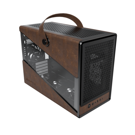 Корпус Montech Heritage PRO (B) Micro-ATX/Mini-ITX (Back-Connected MB) 2xUSB 1xType-C 1xAudio Черный