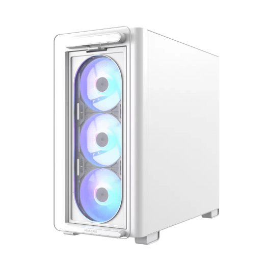 Корпус ASUS A23 PLUS TG ARGB WHITE mATX/mITX A23 PLUS TG/ARGB FANS/WHT//
