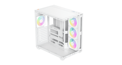 Корпус Ocypus Gamma C74 WH ARGB ATX/mATX/mini-ITX 2xUSB3.0 1xType-C Белый Gamma-C74-WHD400XX-GL