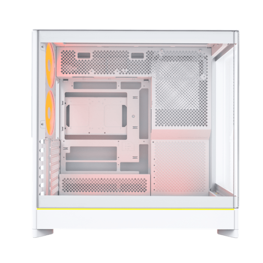 Корпус Montech HS02 PRO (W) ATX/Micro-ATX/Mini-ITX (Back-Connected MB) 2xUSB 1xType-C 1xAudio Белый