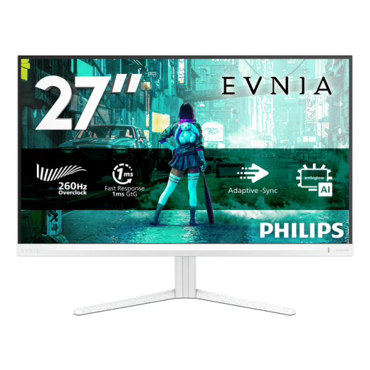 Монитор 27" PHILIPS 27M2N3201PL/01/00 Fast IPS 1920x1080 260Hz 1мс 300кд/м 1000:1 1xHDMI 1xDP Белый