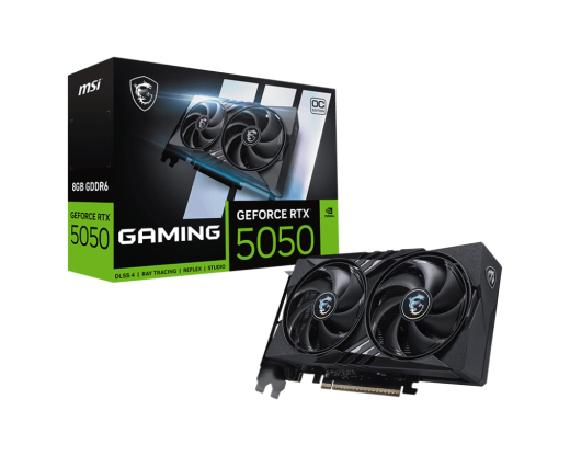 Видеокарта MSI GeForce RTX 5050 8G GAMING OC, 8G GDDR6 128bit 1xHDMI 3xDP G5050-8GC
