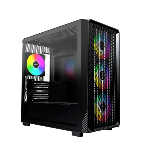 Корпус Montech X5M (B) Micro-ATX/Mini-ITX 1xUSB3.0 1xUSB2.0 1xType-C 1xAudio Черный