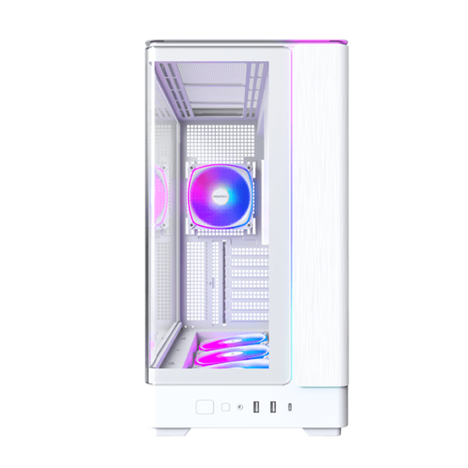 Корпус Montech KING 45 PRO (W) ATX/Micro-ATX/Mini-ITX 2xUSB3.0 1xType-C 1xAudio Белый