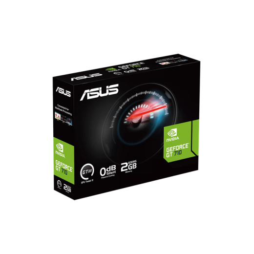 Видеокарта ASUS GeForce GT710 2Gb 32bit GDDR5 D-Sub DVI HDMI PCI Express 2.0 GT710-SL-2GD5-BRK-EVO
