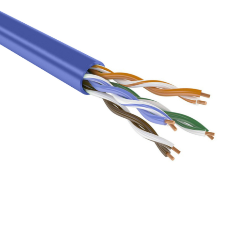 Кабель сетевой COMTEQ FTP cat 5e. 4*2*0,50mm LSZH-LTx(HF)  305м/упак для внутр прокл