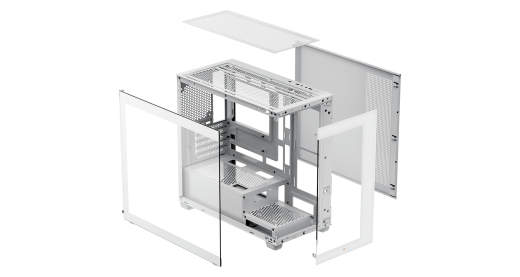 Корпус Ocypus Gamma C52 WH mATX/ITX 3xUSB Белый Gamma-C52-WHD000XX-GL