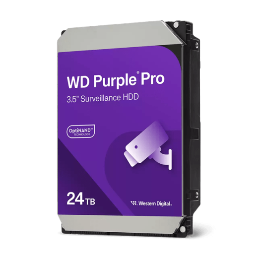Жесткий диск для видеонаблюдения HDD 24Tb Western Digital Purple Pro SATA 512Mb 3,5" WD241PURP
