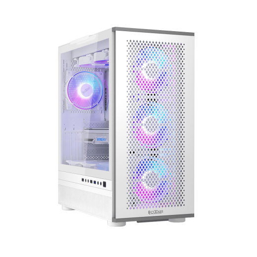 Корпус PCCooler ME200W MESH WH EATX/ATX/mATX/ITX USB3.0, 2USB2.0 White