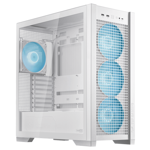 Корпус ASUS TUF GAMING GT302 TG ARGB WHITE EATX/ATX/mATX/mITX 90DC00I3-B19000