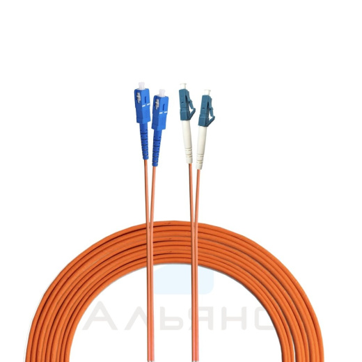 Патчкорд LC/UPC-SC/UPC   2мм MM 50/125 OM2 Duplex - 1 м