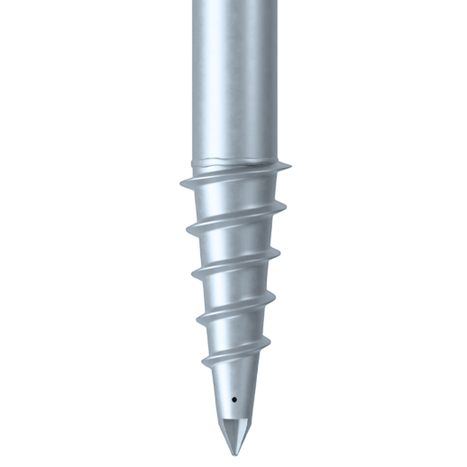 Свая спиральная 57х3,5 - 5м (покрытие - горячее цинкование)