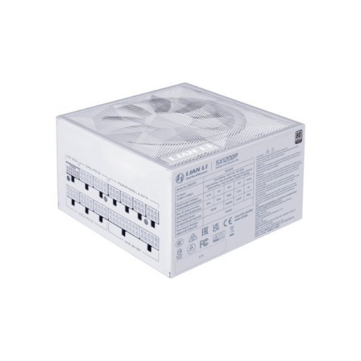 Блок питания Lian Li 1200W, SX1200P, Full Modular, 80+ PLATINUM, КПД 94%, Белый, G9P.SX1200P.W000.EU