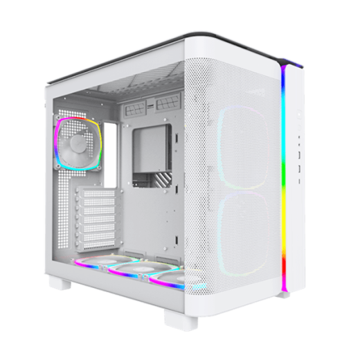 Корпус Montech KING 95 PRO (W) ATX/Micro-ATX/Mini-ITX 2xUSB3.0 1xType-C 1xAudio 1xMic Белый
