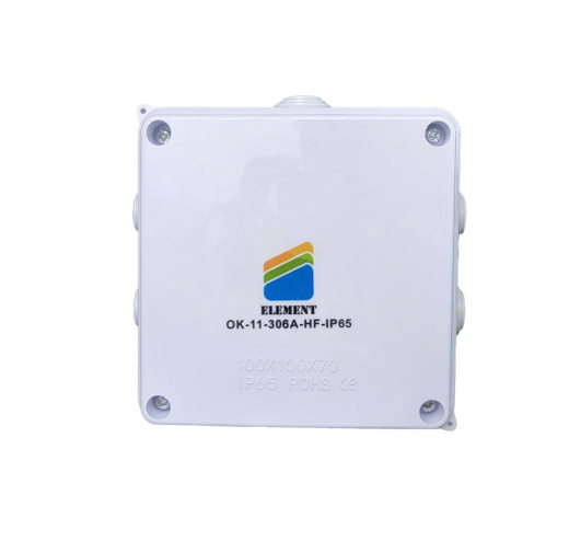 Коробка распределительная для открытого монтажа ELEMENT ОК-11-306А-HF-IP65