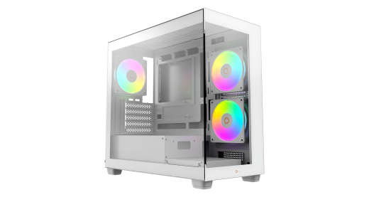 Корпус Ocypus Gamma C52 WH ARGB mATX/ITX 3xUSB Белый Gamma-C52-WHD300XX-GL