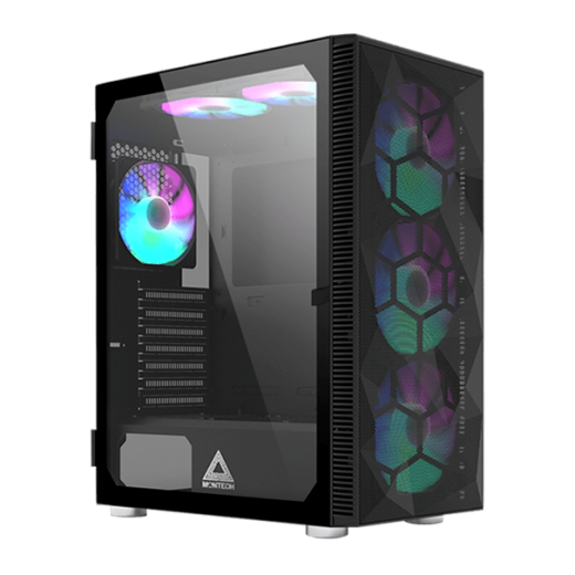 Корпус Montech X3 MESH (B) ATX/Micro-ATX/Mini-ITX 1xUSB3.0 2xUSB2.0 1xAudio 1xMic Черный