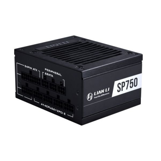 Блок питания Lian Li  750W, SP750 V2 Gold, Full Modular, 80+ GOLD, 92%, Черный, G9P.SP0750G.B000.EU