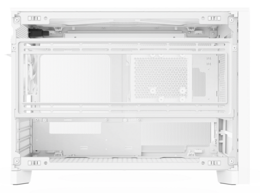 Корпус Montech TEN (W) Micro-ATX/Mini-ITX 2xUSB3.0 1xType-C 1xAudio Белый