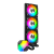 Водяное охлаждение для CPU Montech HyperFlow ARGB 360 (B) TDP 320W 3x120 115x-1851/AM3-AM5 Black