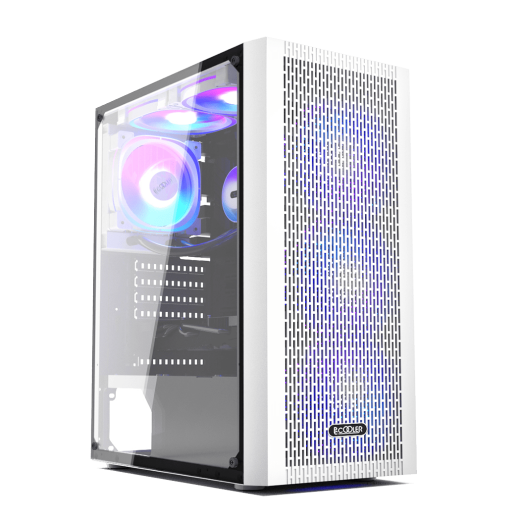 Корпус PCCooler MA100 MESH WH ATX/M-ATX/ITX USB3.0, 2xUSB2.0 White