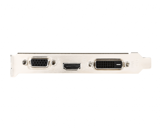 Видеокарта MSI GeForce GT 710, 2GB DDR3 64-bit 1xVGA 1xDVI 1xHDMI GT 710 2GD3H LP