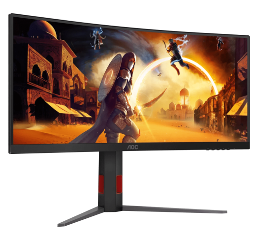 Монитор Игровой 34" AOC CU34G4Z/01/00 VA 3440x1440 240Hz 1ms 400cd/m2 Curved 1500R 2xHDMI 1xDP