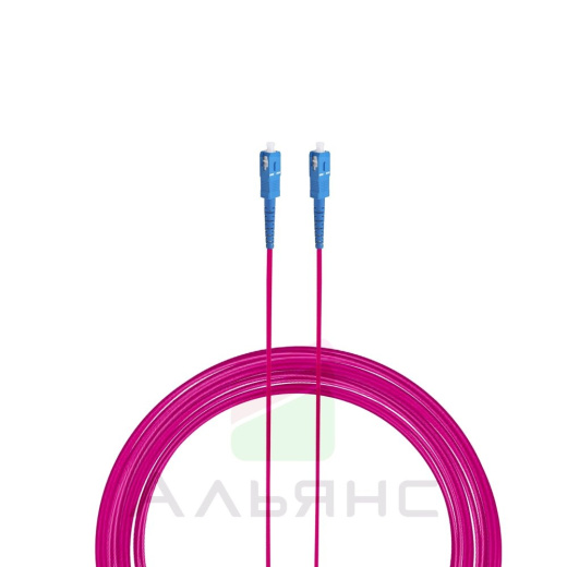 Патчкорд LC/UPC-LC/UPC   2мм MM 50/125 OM4 Duplex - 5 м