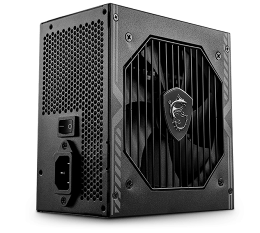 Блок питания MSI  650W, MAG A650BN, Non Modular, ATX, 80+ BRONZE, КПД >85%, Fan 120mm, Черный