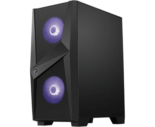 Компьютерный корпус MSI MAG FORGE 100M ATX/mATX/Mini-ITX 2x3.5", 3x2.5", 2xUSB 3.2 Gen1, Audio, Mic