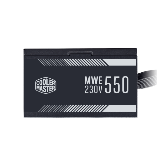 Блок питания CoolerMaster  550W, MWE 550 White 230V - V2, Non Modular, КПД 85%, MPE-5501-ACABW-EU
