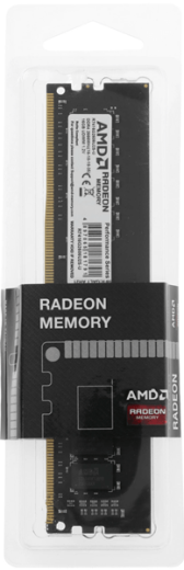 Оперативная память 16GB DDR4 2666MHz AMD Radeon R7 Performance Black PC4-19200 Bulk R7416G2606U2S-UO