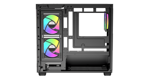 Корпус Ocypus Gamma C52 BK ARGB mATX/ITX 3xUSB Черный Gamma-C52-BKD300XX-GL