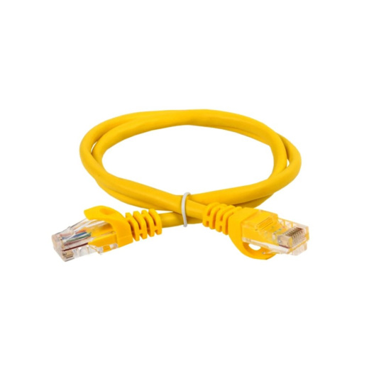 Патчкорд Cat.5e COMTEQ-UTP-RJ45-1м-Y LSZH